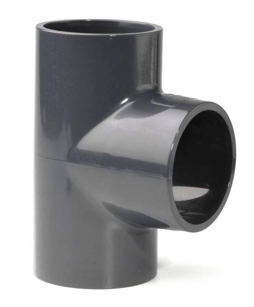 Retail: PVC T - Piece 50MM Grey