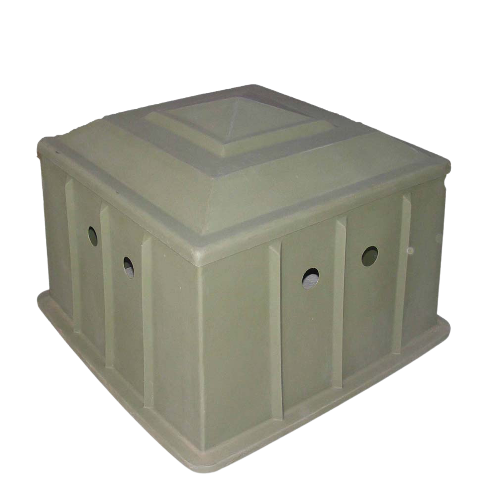 Filter Box Plastic Green