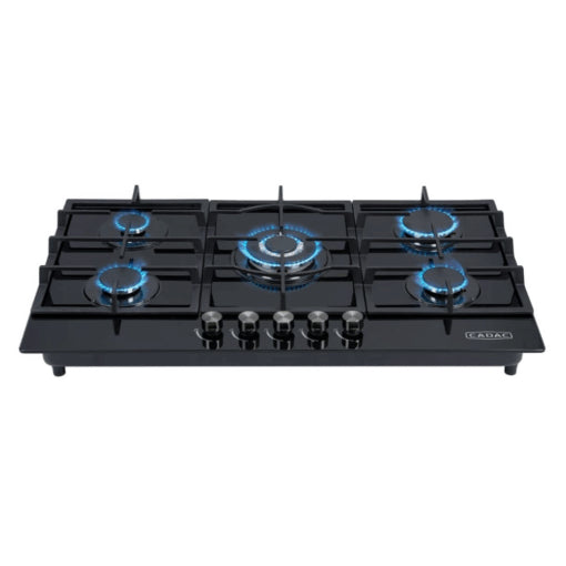 Goldair 5 Burner Glass Gas Hob