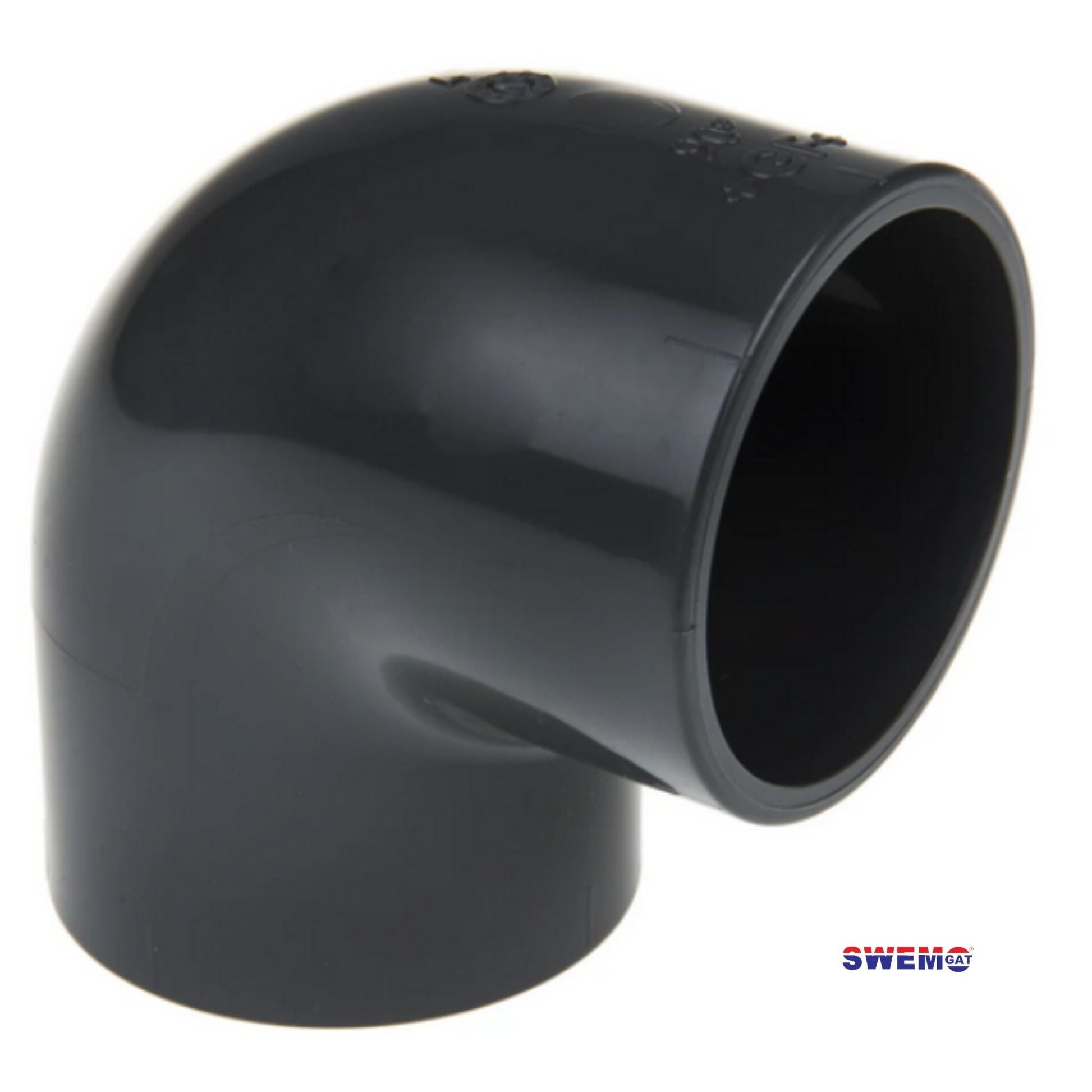 PVC Elbow 90 Deg 50MM Black