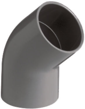 PVC Elbow 45 Deg 50MM Grey