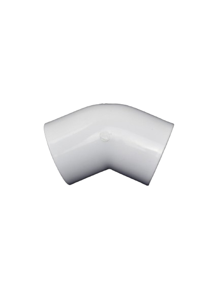 PVC Elbow 45 Deg White 50MM