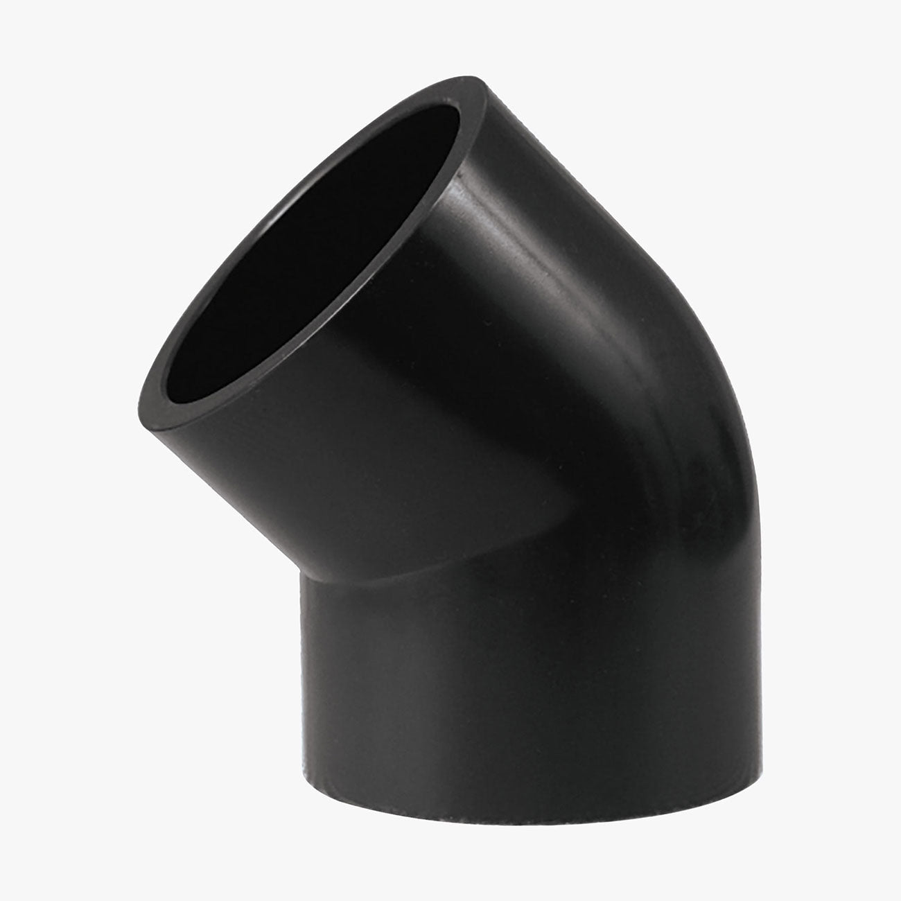 PVC Elbow 45 Deg Black 50MM