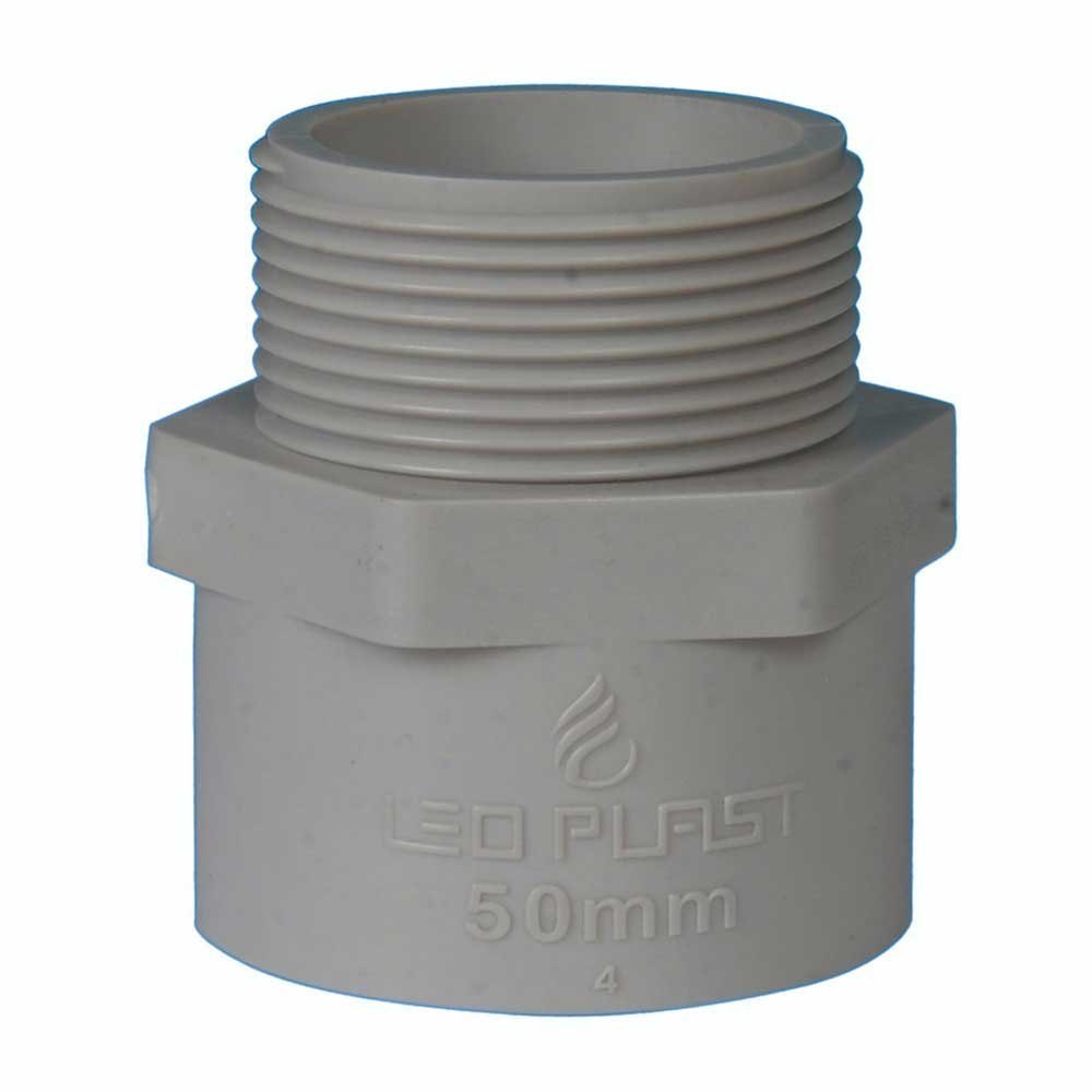 PVC Adaptor M&m 2 X 50MM Grey