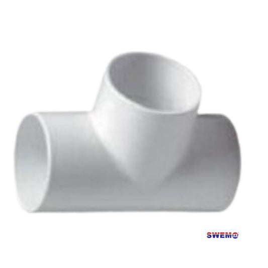 PVC T Piece 50MM Wht