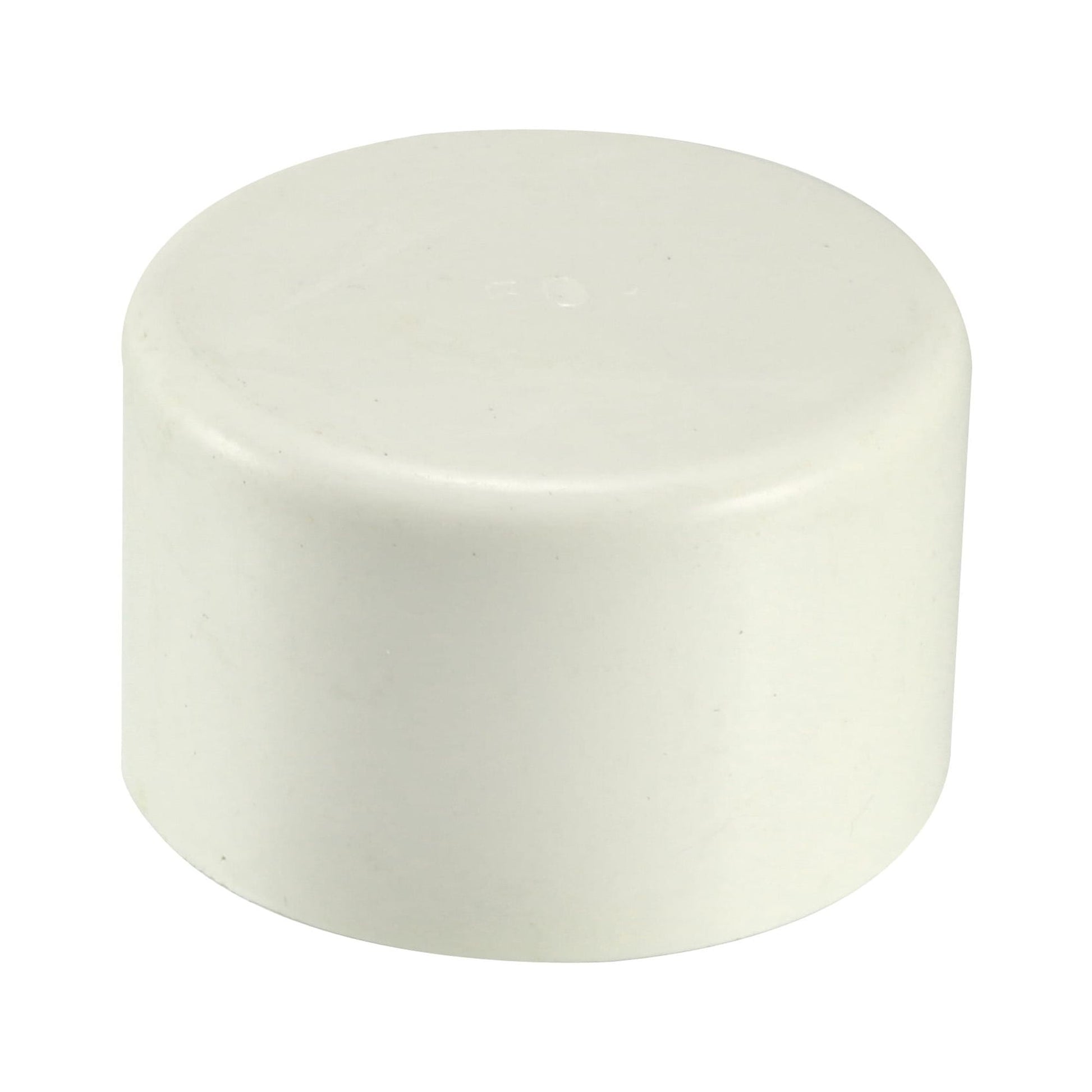 PVC End Cap White 50MM
