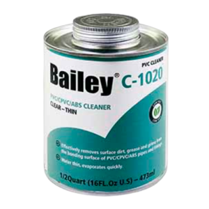 Bailey PVC Cleaner C-1020 473ML Tin