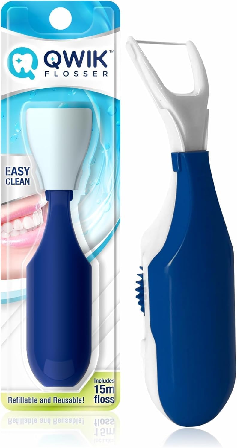 W.i.k 1 Dental Flosser with Adapter - BLUE