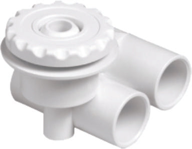 Jet 32X32MM Swivel Scallop Wht
