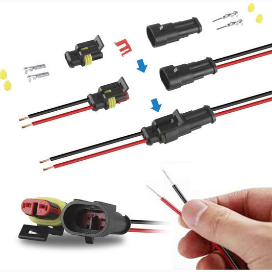 Kwik Connector 2 Pin Wht Quali