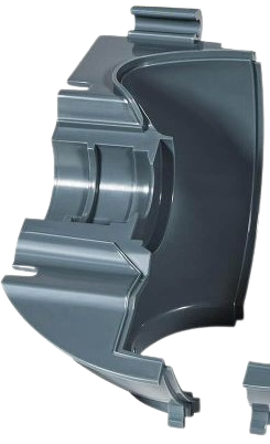 Engine Housing Lower A (side) MX8 Zodiac