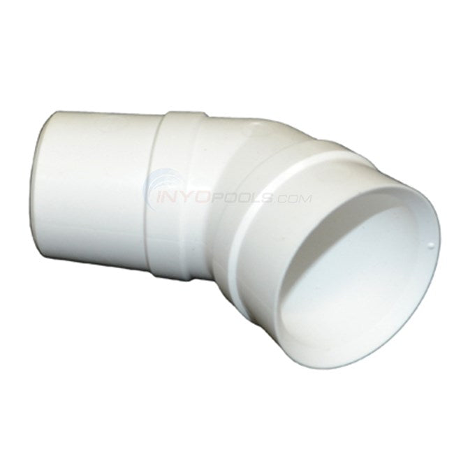 Weir Elbow 45 Degree White Zodiac