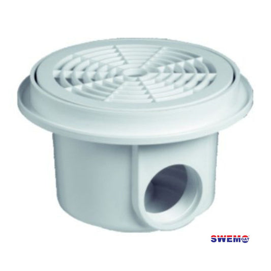 Retail: Bottom Drain Grid White