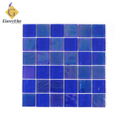 Quality Mosaic Glas Celestial Blu Per Sheet 48X48M