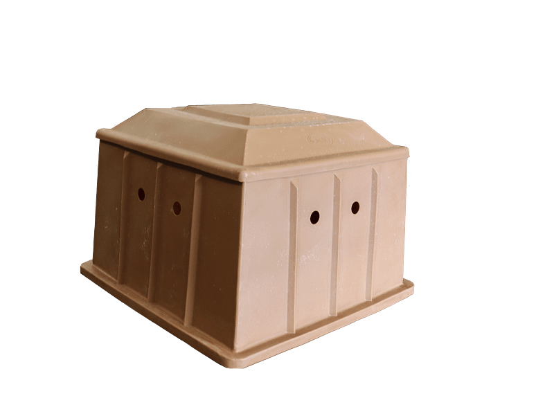 Filter Box Lid Plastic Tan