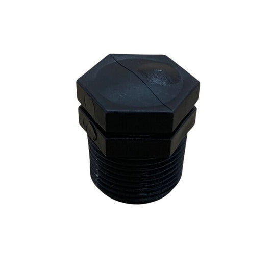 Poly Prop Male Plug 25MM