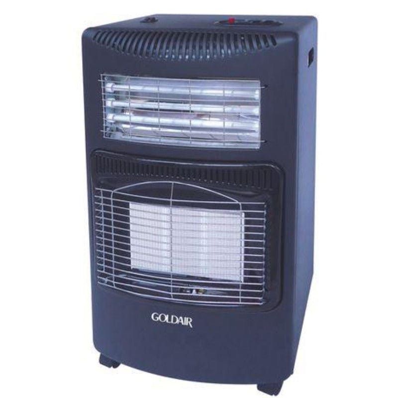 Goldair 3 Panel Gas / Electric Heater - Silver