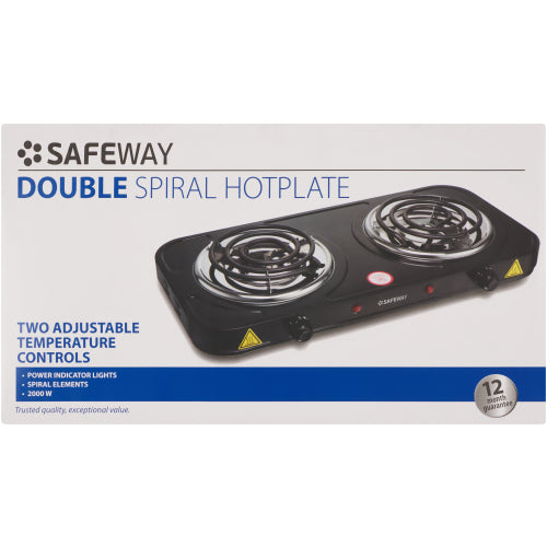Goldair Double Spiral Hotplate