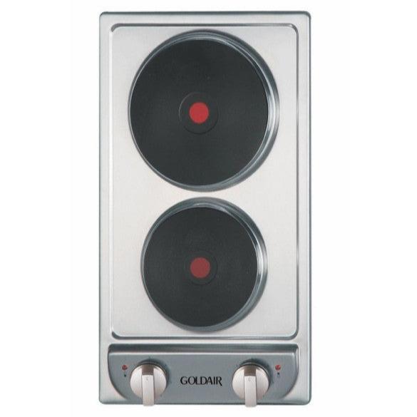 Goldair 2 Plate Electric Hob - S/S