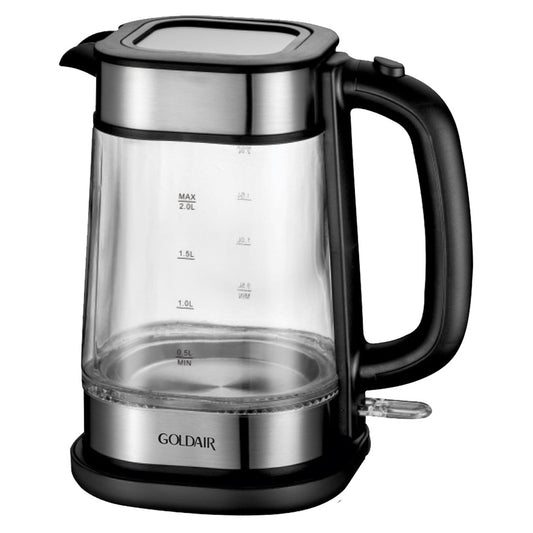 Goldair 2.0L Glass Kettle