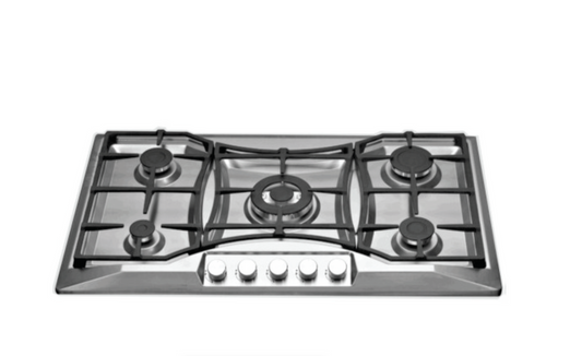 Goldair 5 Burner Gas Hob - S/S