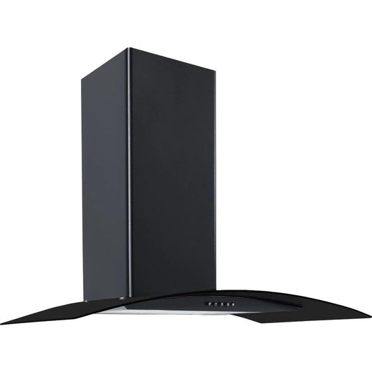 Italian Designer 90CM Black Chimney Hood