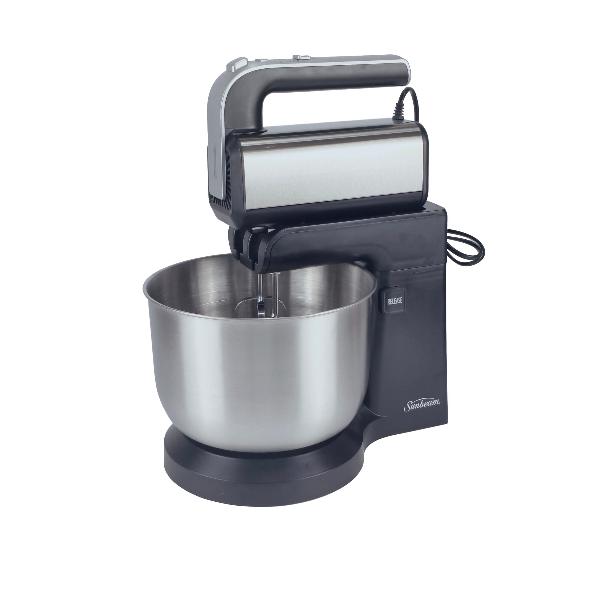 Sunbeam Deluxe S/S Hand Mixer, Stand + Bowl