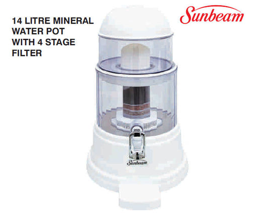 Sunbeam Mineral Water Pot with 4 Stage Filter - 14L