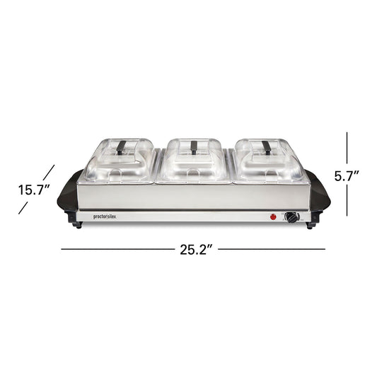 Sunbeam 2.5Lx 3 Buffet Server