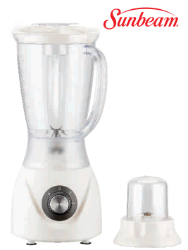Sunbeam 2 in 1 Plastic Blender