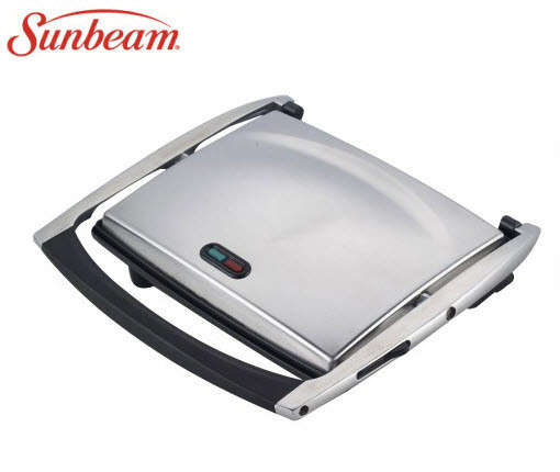 Sunbeam Stainless Steel Sandwich Press (4 Slice)