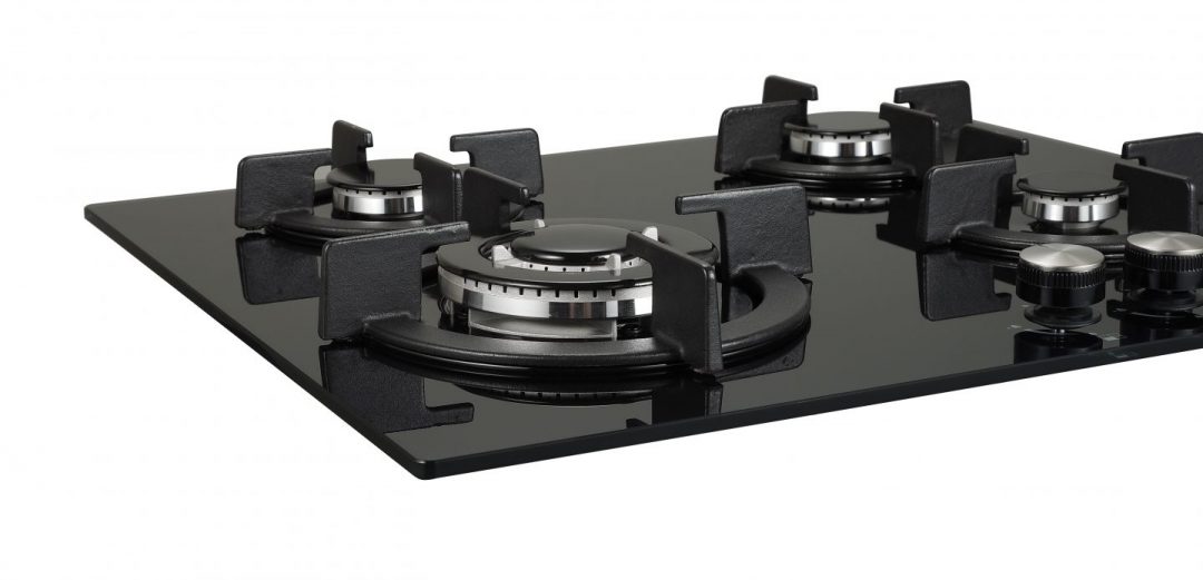 JVC 4 Burner Glass Gas Hob Mid Jan