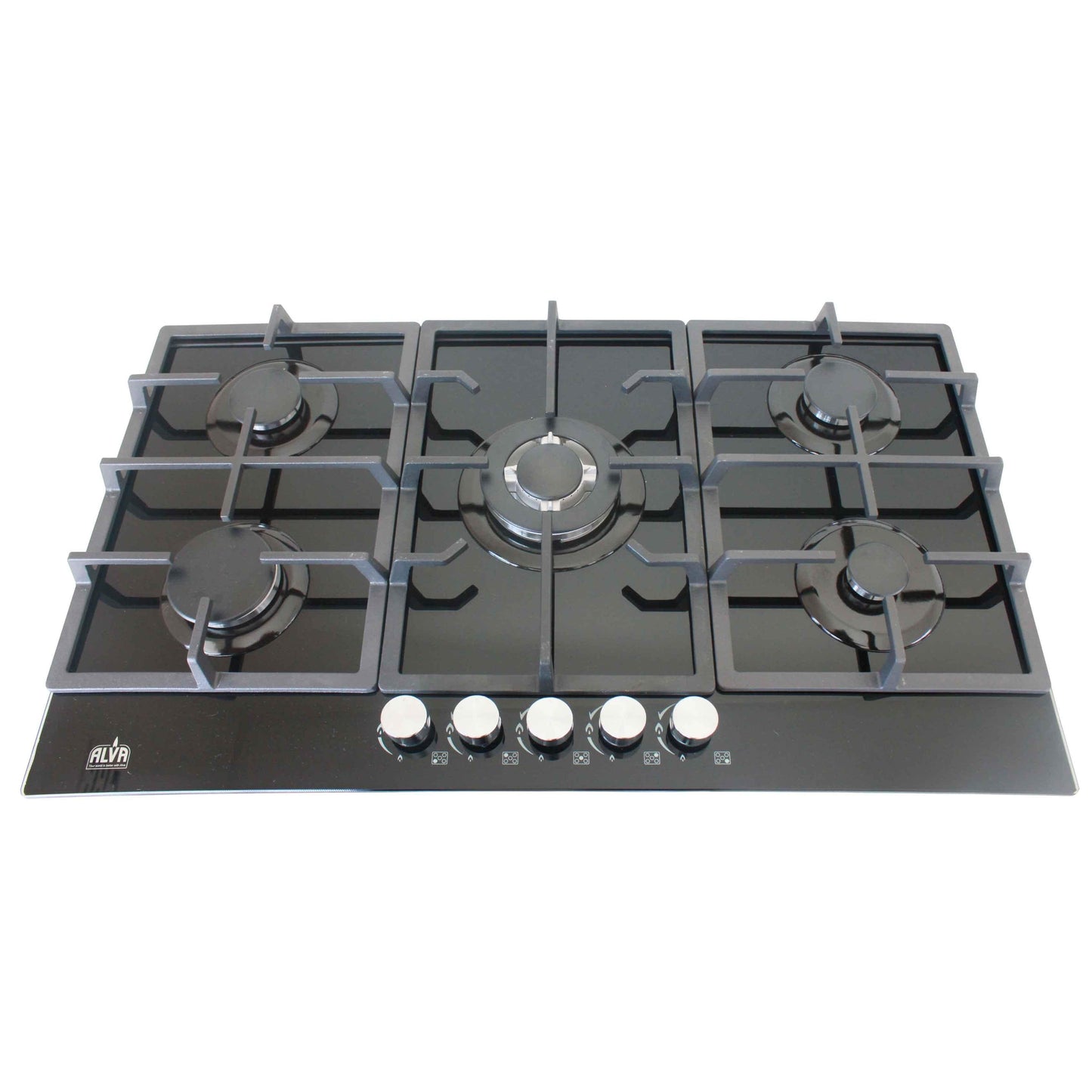 JVC 5 Burner Glass Gas Hob Mid Jan