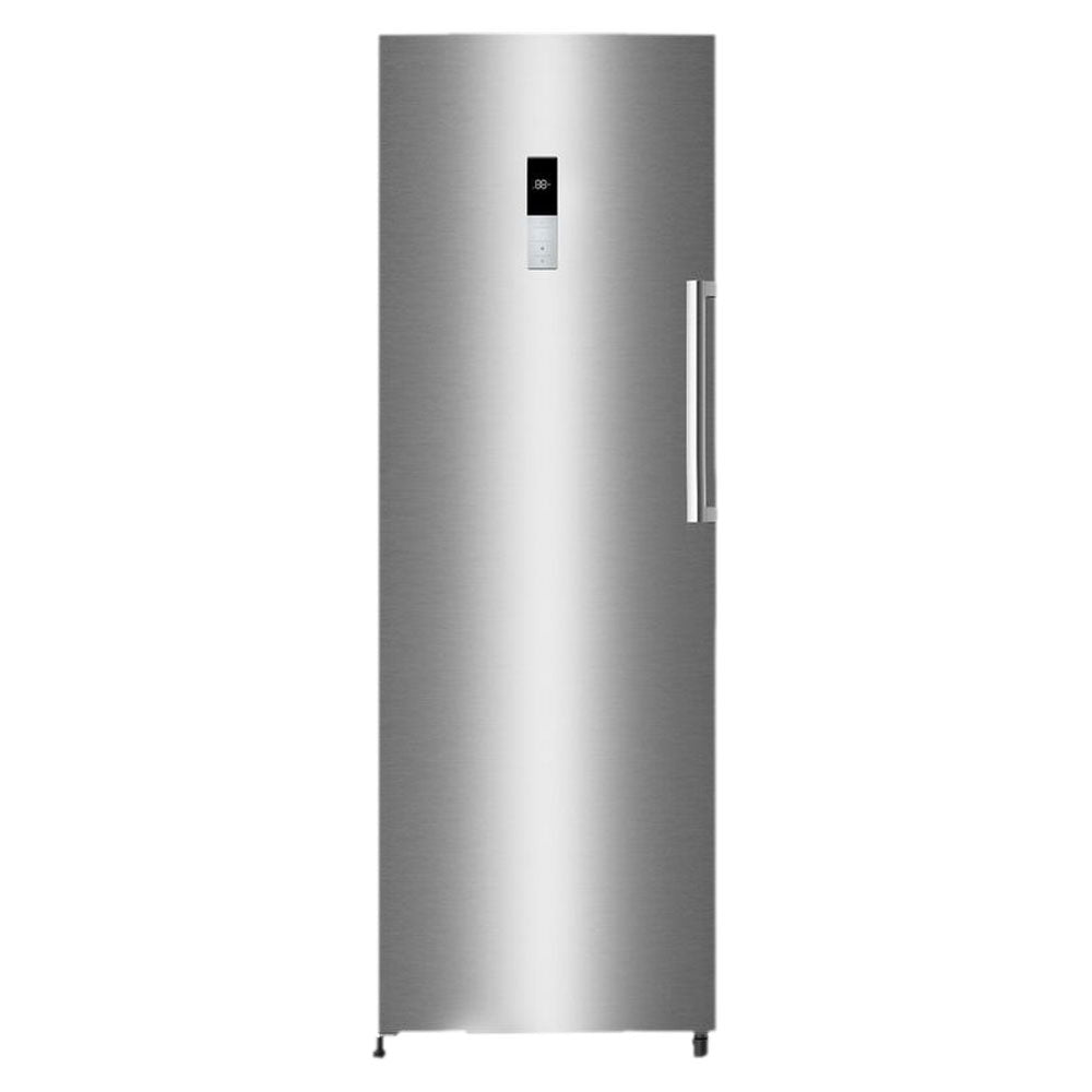 JVC 370L Upright Freezer Inox