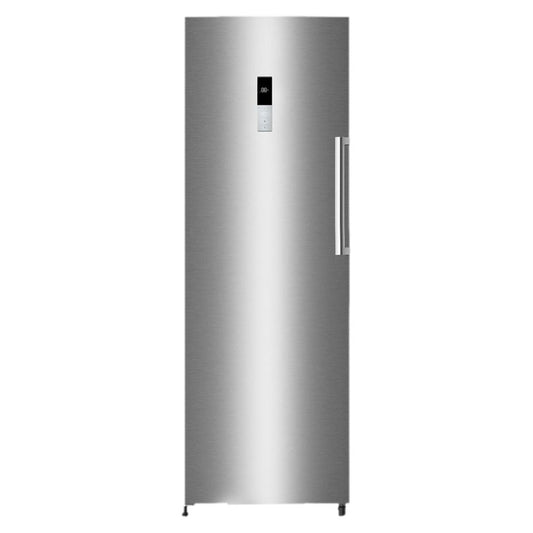 JVC 370L Upright Freezer Inox