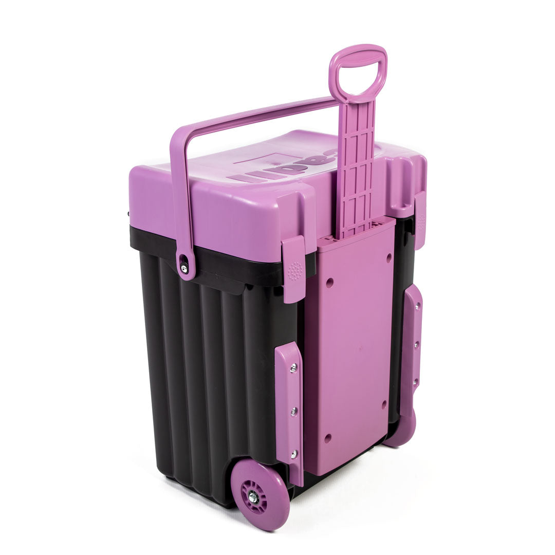 Cadii School Bag - Black & Lilac