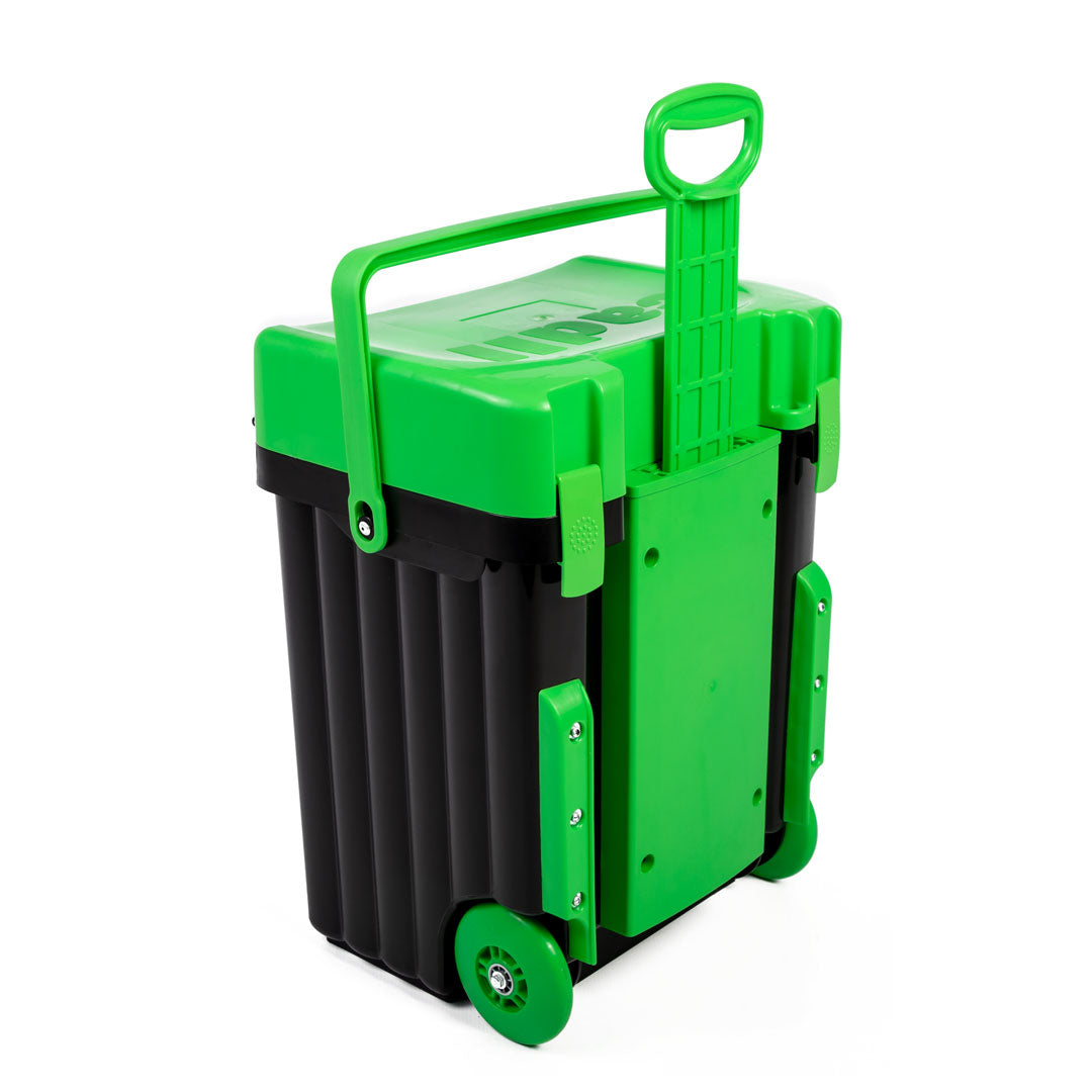 Cadii School Bag - Black & Lime