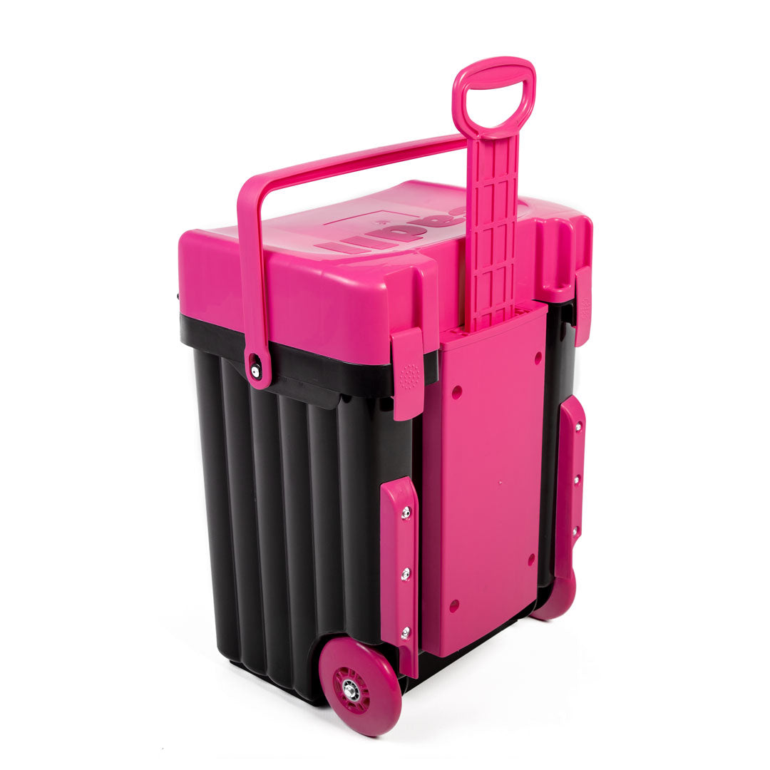 Cadii School Bag - Black & Pink