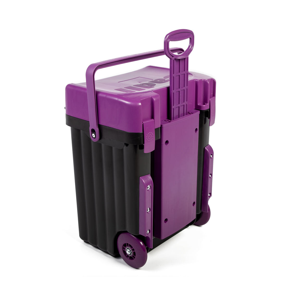 Cadii School Bag - Black & Purple