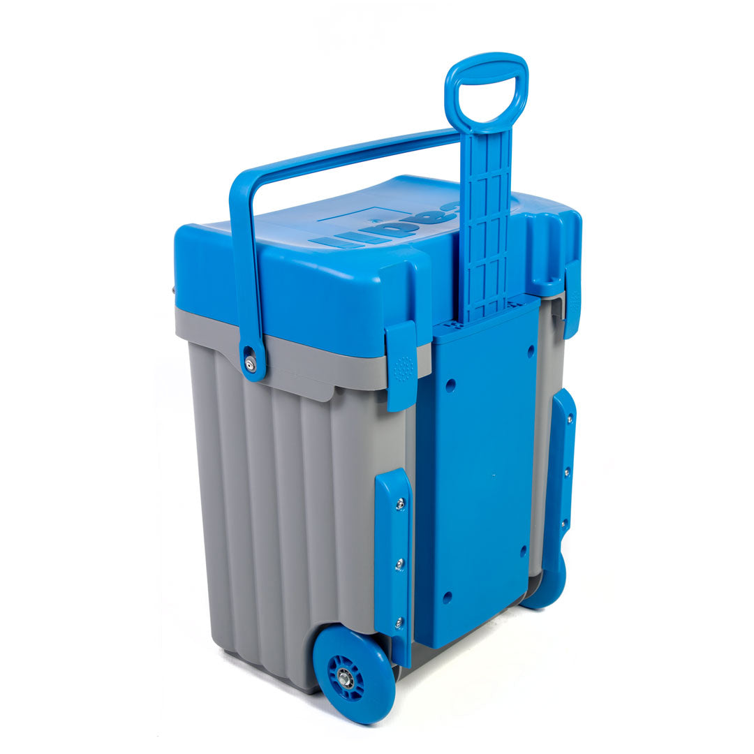 Cadii School Bag - Grey & Blue