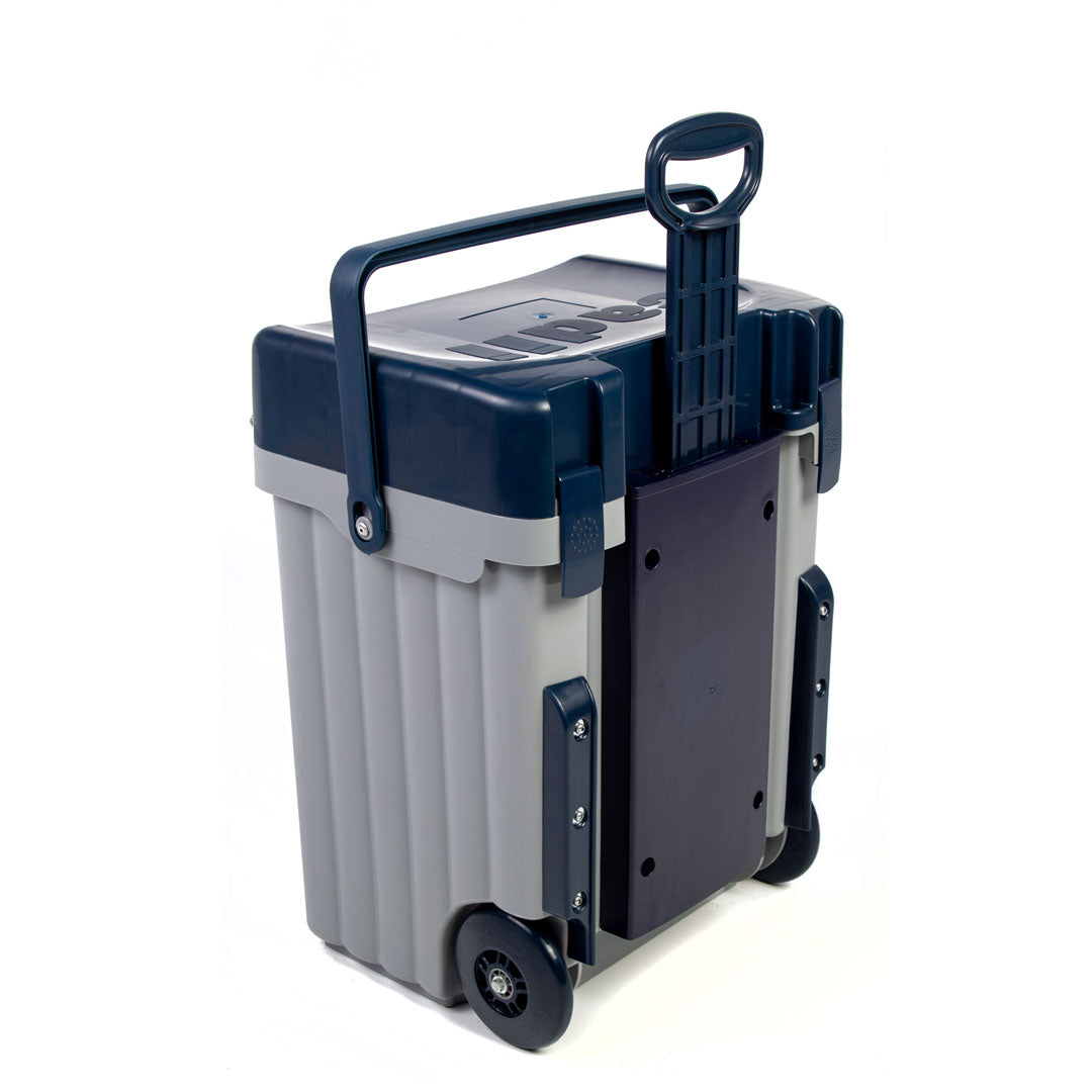Cadii School Bag - Grey & Navy