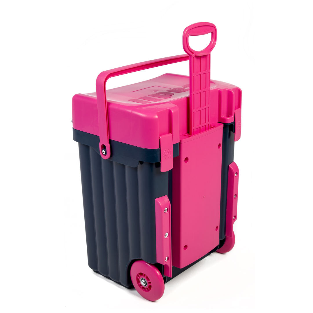 Cadii School Bag - Navy & Pink