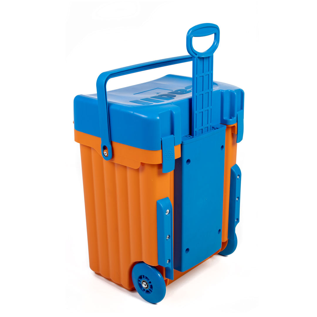 Cadii School Bag - Orange & Blue