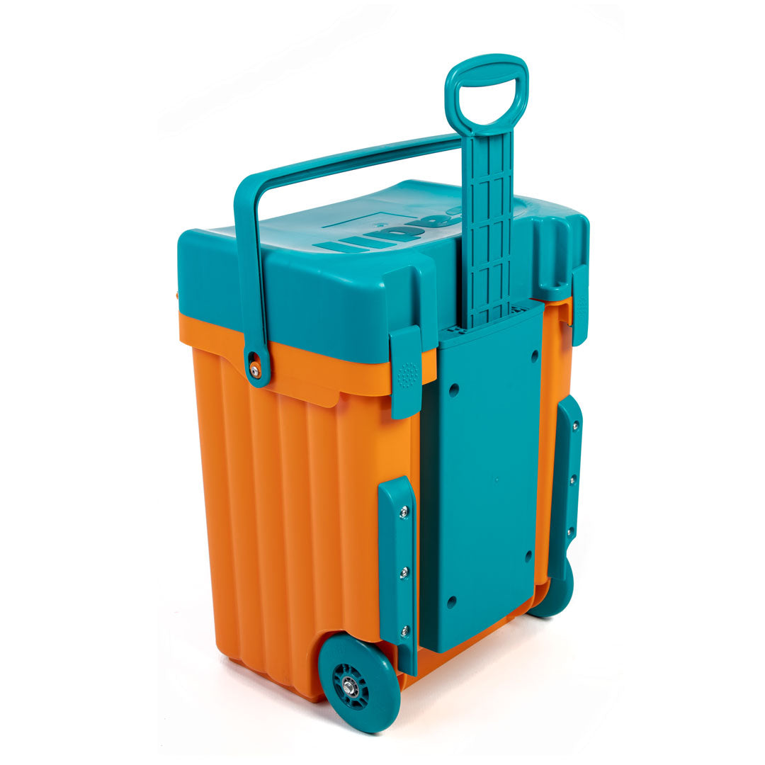 Cadii School Bag - Orange & Turquoise