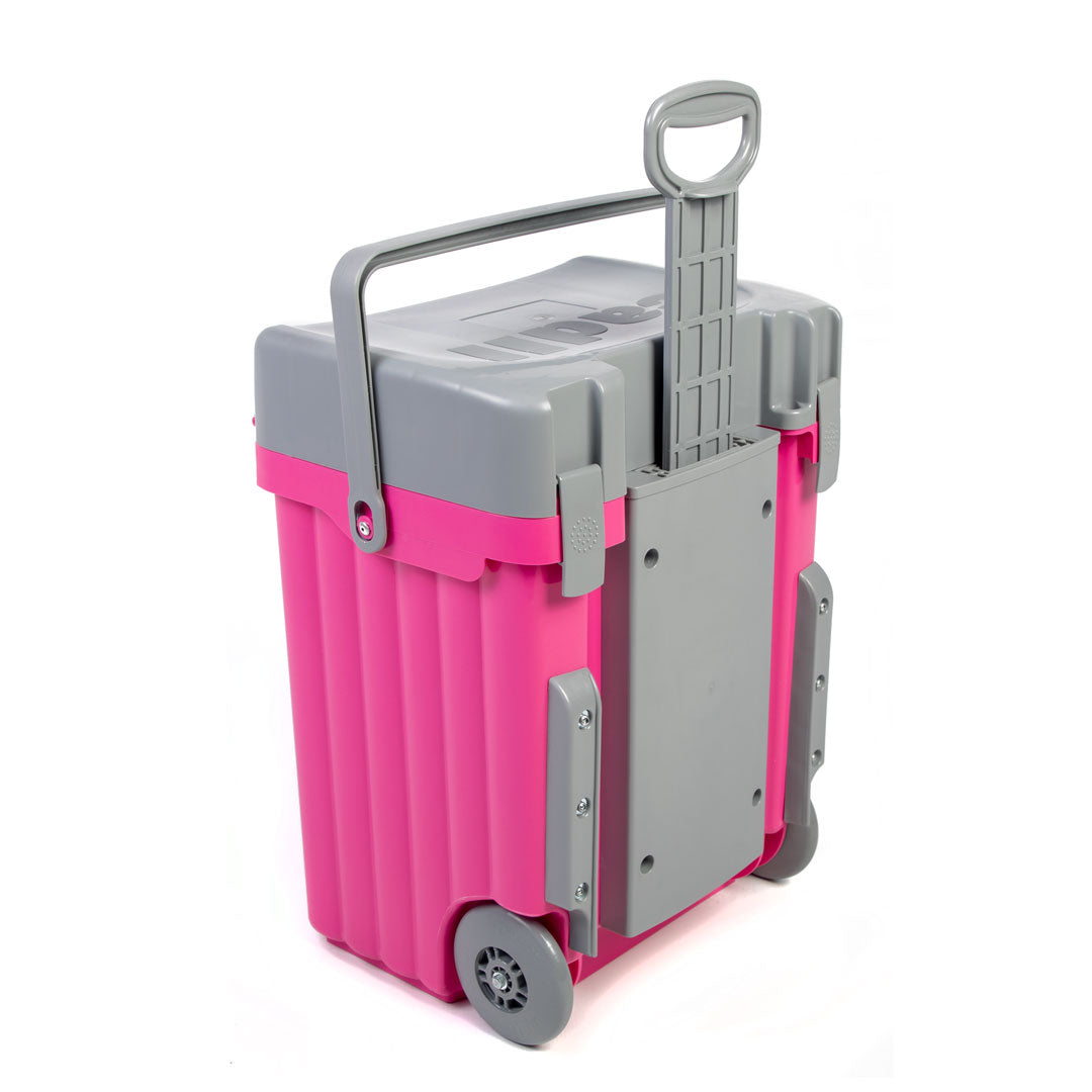 Cadii School Bag - Pink & Grey
