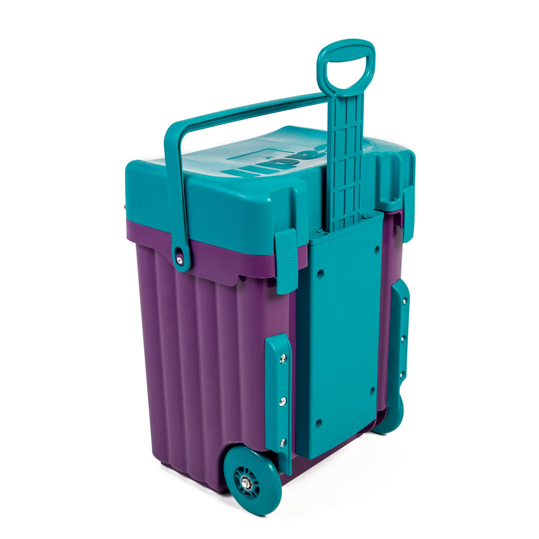 Cadii School Bag - Purple & Turquoise