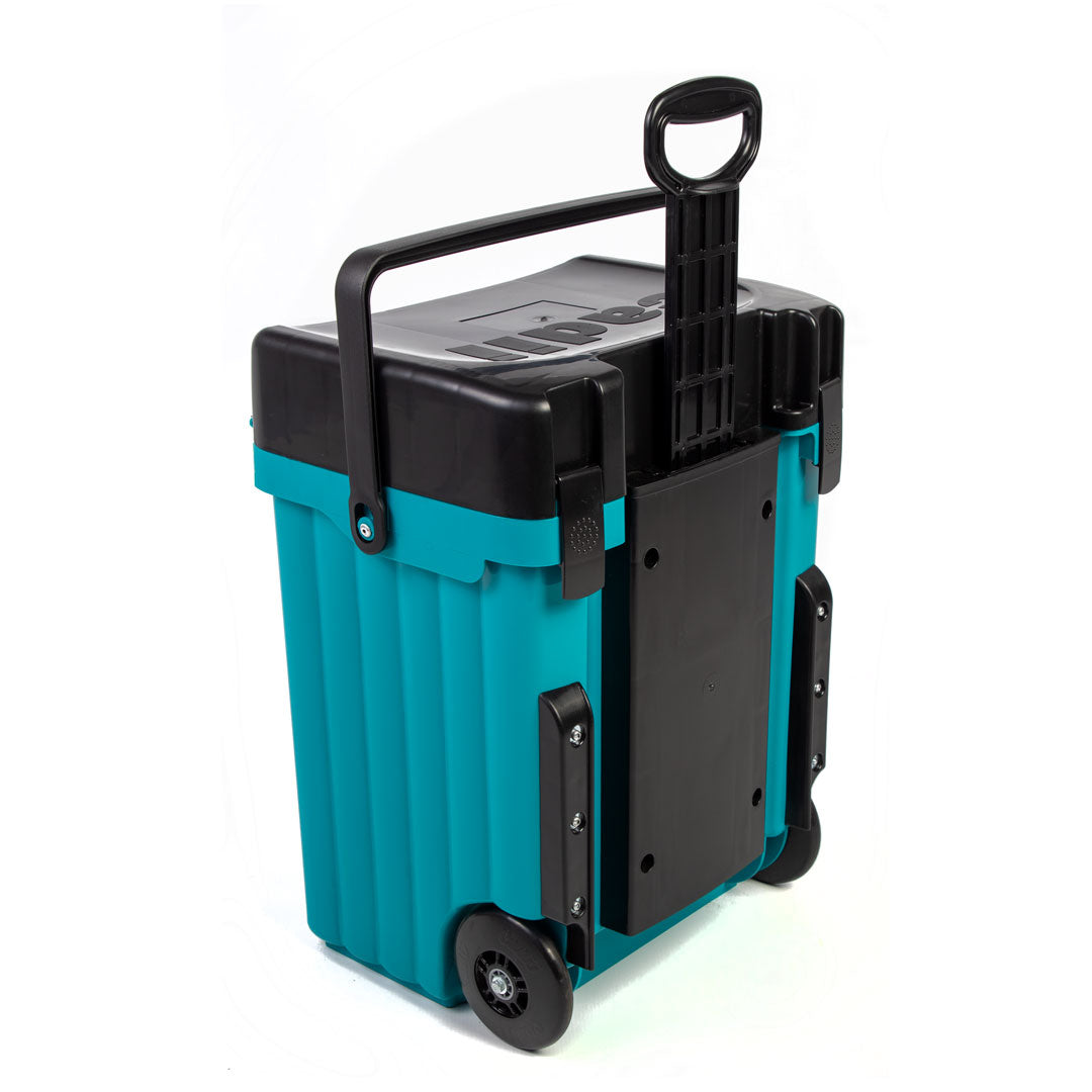 Cadii School Bag - Turquoise & Black