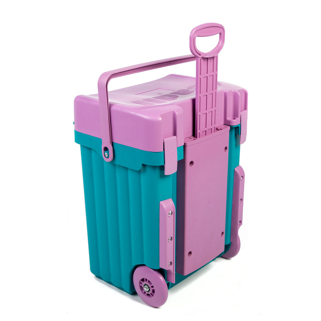 Cadii School Bag - Turquoise & Lilac